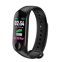 M3 Plus Smart Bluetooth Sports Bracelet,with Heart Rate Blood Pressure Monitor,Waterproof Smart Fitness Band for Man and Women