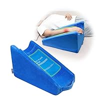 Arm Elevation Pillow Wedge for Elevating Arm After Surgery Pillow Arm Support Broken Wrist Pillow Elbow for Sleeping Elevated Arm Contoured Support Pillow for Broken Arm Rest with Gel Pack