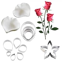 Rose Leaf Petal Silicone Cake Mold Handmake DIY Cake Biscuits Silicone Moulds For Cake Mooncake Mold Cake Tools Round Silicone Molds For Baking Chocolate Shapes Sets Candles Cakes