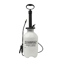 Chapin International 29002 2-Gallon No-Bend Garden Sprayer, Translucent White