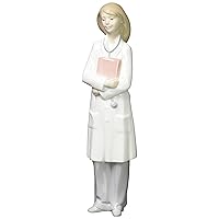 NAO Doctor - Female. Porcelain Doctor Figure.