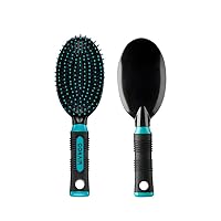 Conair Salon Results Hairbrush - Hair Brush - Cushion Base Hairbrush for All Hair Types - Hairbrush for Men and Women