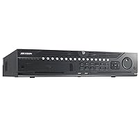 Hikvision DS-9016HWI-ST-12TB Hybrid DVR, 16-Channel Analog + 16-Channel IP, H264, UP to 6MP, HDMI, 8-SATA,