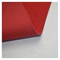 Faux Leather Sheets Faux Suede Leather Fabrics PU Leather for Decorative Stuff Microfiber Artificial Leather for Sewing Material Leather Skin Leather Repair Patch (Color : Red)