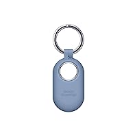 SAMSUNG Galaxy SmartTag2 Silicone Case, GPS Tracker Holder, Tracking Device Protective Cover with Key Ring, Soft Touch, EF-PT560CLEGUS, Blue