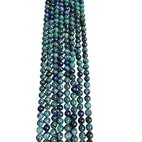 Azurite Round Beads, Gemstone Beads, 8mm Full Strand - 15.5