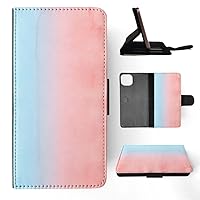 Pink Blue Watercolor 14 FLIP Wallet Phone CASE Cover for Apple iPhone 15 Plus