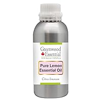 Pure Lemon Essential Oil (Citrus limonum) Steam Distilled 1250ml (42.2 oz)