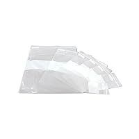 Medline Plastic Zip Closure Bags with White Write-On Block, 2 mil, 6