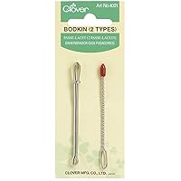 Clover Bodkin, Silver, 2 Piece Set