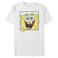 Nickelodeon Big & Tall Spongebob Squarepants Peek a Bob Men's Tops Short Sleeve Tee Shirt