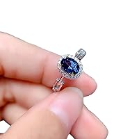 YangQian Halo Wedding Rings for Women Cubic Zirconia Princess Ring for Girls Diamond Promise Finger Rings for Women