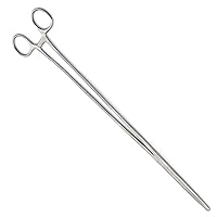 SURGICAL ONLINE 14Long Straight Hemostat Forceps - Stainless Steel Locking Tweezer Clamps - Ideal Hemostats for Nurses, Fishing Forceps, Crafts and Hobby