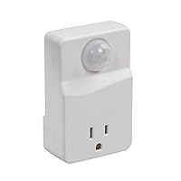 Westek MLC4BC Indoor Plug-In Motion Activated Light Control, No Size, White
