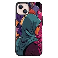 Girl Face iPhone 13 Case - Unique Gifts - Phone Items Multicolor