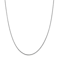 925 Sterling Silver Sparkle Cut Rope Chain Necklace Jewelry for Women in Silver Choice of Lengths 16 18 20 22 24 26 28 30 36 and Variety of mm Options