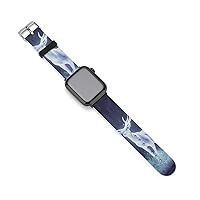 Fantasy Deer Silicone Strap Sports Watch Bands Soft Watch Replacement Strap for Women Men