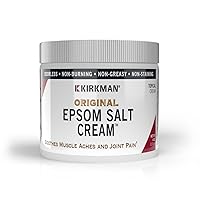 Kirkman – Epsom Salt Cream – 4oz Cream – Gluten Free – Casein Free