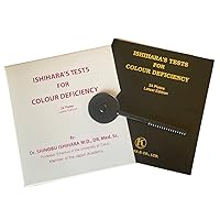 ISHIHARA Color Vision Test Book with 24 Plate with User Manual Occluder
