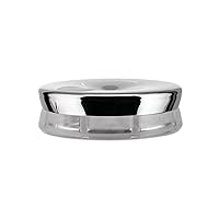 Alessi BM08 YoYo Pill Box in 18/10 Stainless Steel and thermoplastic Resin.