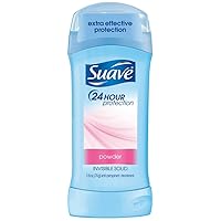 Suave Deodorant 2.6 Ounce 24Hr Powder Invisible Solid (76ml) (2 Pack)