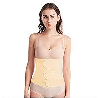 1Pcs Postpartum Belly Wrap Waist/Pelvis Belt C-Section Natural Labour Belly Support Recovery Belt Shapewear Slimming Girdle(Pink,Flesh),Flesh,XL