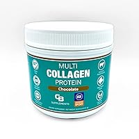 NSF Certified for Sport Multi Collagen Protein Powder Bone, Skin, Hair, and Joint Support | 58 Servings | Hydrolyzed Collagen Supplements (Chocolate)