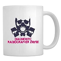 Diagnostic Radiographer ZONE gas mask Mug 11 ounces ceramic