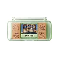 Ghibli My Neighbor Totoro Stamp Hanko Mini Stamp Cat Bus SGM-015