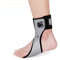 Lightweight Drop Foot Brace for Hemiplegia Stroke Shoes Walking, Drop Foot Brace Orthosis with Inflatable Airbag,ankle Stabilizer, Foot Drop Support, Right