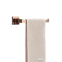 Bathroom Rose Gold Hardware Set Stainless Steel Robe Hook Towel Bar Toilet Roll Paper Holder Towel Ring Bathroom Accessories,Polished Rose Gold C