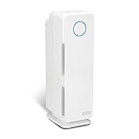 Air Purifier for Homes with Pets, H13 Pet HEPA Filter, Removes Pet Dander, Dust, Allergens, Smoke, Pollen, Odors, Mold, UV-C Light Helps Reduce Germs, 22 Inch, White, AC4300WPT
