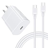 Rapid Charger, type-c Android Charger, 25W/3A, Galaxy Rapid Charger, Smartphone Charger, Type-C Rapid Charging, USB to C Cable, 1.83m/1, iPhone 15 Charger, C Type, QC 3.0 Adapter, ChrisPow Android Charger, Pd Cable, Mobile Charger, USB Type C Charger, C Adapter, Type C Power Cord, USB C Outlet, Rapid Charging, USB Power Adapter for iPhone 15 15 Plus 15 Pro 15 Pro Max, Galaxy S 23 S23+ S23Ultra S22 S22+ S22 Ultra S21 S21+ S20 S20+ S10 S10 S10+ S10e S9 S9+ S8 S8+ Edge Active Note8/9/10/20(White)
