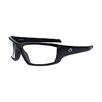 IKON Vector Full Frame Shooting Glasses | Impact-Resistant Non-Slip Frame Hunting Shooting Eyesight Protection Glasses, Microfiber Lens Cloth & Carry Case Included