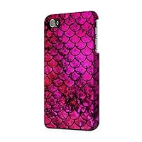 R3051 Pink Mermaid Fish Scale Case Cover for iPhone 4 4S