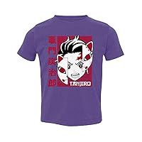 Tanjiro Cat Mask Anime Manga Demon Toddler T-Shirt