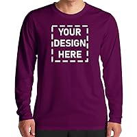 Personalized Set 100 Long Sleeve T-Shirts with Your Design Color & Sizes