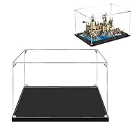 Acrylic Display Case for Lego 76419 Dustproof Clear Display Box Showcase for (Hogwarts Castle and Grounds) (Building Block Model is NOT Included !) (2 MM Thickness)