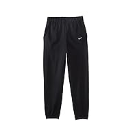 Nike Girl's Cuff Therma-FIT™ Pants (Little Kids/Big Kids) Black/White XL (16 Big Kid)