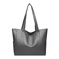 Top Handle Satchel Women Fashion PU Leather Shoulder Bag Large Handbags