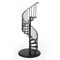 Melody Jane Dollhouse Spiral Staircase Kit Metal 1:12 Scale Miniature Stairs