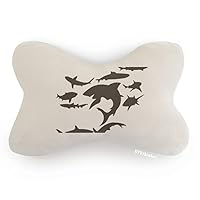 Blue Ocean Black Shark Biology Car Trim Neck Decoration Pillow Headrest Cushion Pad