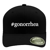 #Gonorrhea - Hashtag Men's Flexfit Baseball Hat Cap