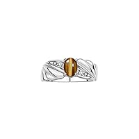 Rylos Angel Wing Birthstone Ring 7X5MM Gemstone & Diamonds - Elegant Stone Jewelry for Women in Sterling Silver, Available in Sizes 5-10