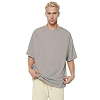 Mens Tee Shirts XL Tall Men's Tee Shirts Solid Color Pocket Men Sweatshirts