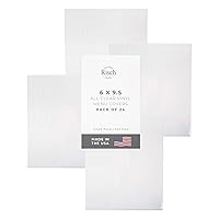 Double-Sided All Clear Vinyl Menu Cover | Two-Sided 2 View Plastic Menu Holder | Slip in Top-Loading Cover | Wipeable, Reusable | 6” x 9.5” | Pack of 24