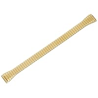 TX666Y Allstrap 11-14mm Gold ladies long band-Length Tapered Expansion Watchband
