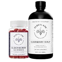 Elderberry Syrup and Elderberry Gummies - Formerly RD Naturals - Immune Support Supplement for Adults and Kids - 16.9 Oz Syrup and 60ct Gummies
