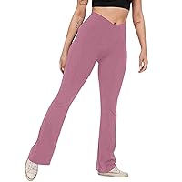 Women Solid Workout Leggings Pants Fitness Sports Running Yoga Athletic Pants Fashion Soft Loose Outwear Pant Yoga Wide Pants for Women