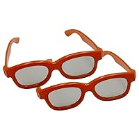 Children's Passive 3D Glasses for Kids - 2 Pairs - RealD Compatible - Home Cinema or Theater - Vizio, LG, Toshiba, Phillips, JVC, Panasonic